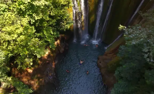 Hollywood'un da keşfettiği Karasu Şelalesi doğaseverlerin gözdesi