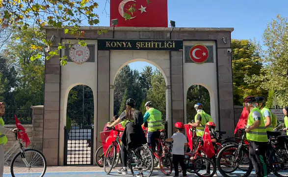 Yeşilay Konya’dan Cumhuriyet’in 103. yılı anısına anlamlı pedal