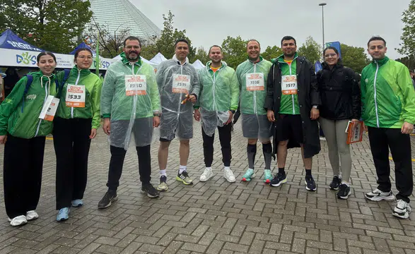 Konya Yarı Maratonu'na katılan MEDAŞ'tan iyiliğe adım