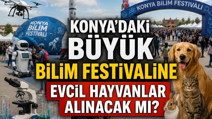 Konya’daki büyük bilim festivaline evcil hayvanlar alınacak mı?