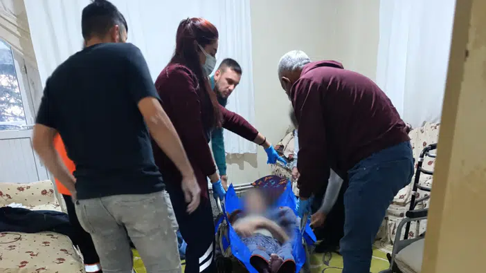 Konya’da yalnız yaşayan engelli vatandaş için ekipler seferber oldu