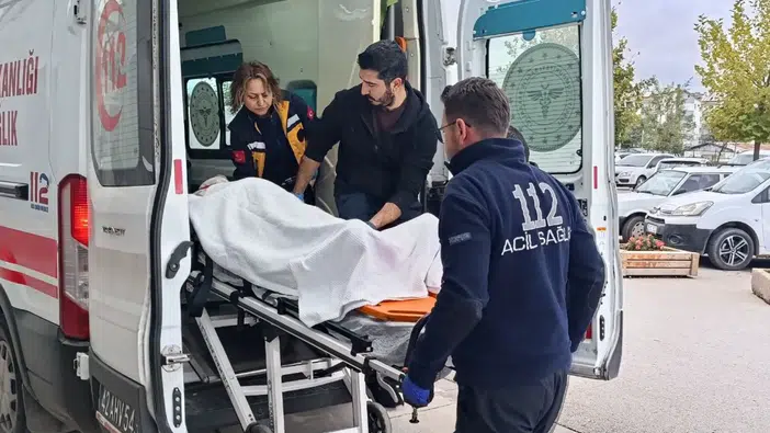 Kamyon kasasından düşen şahıs yaralandı