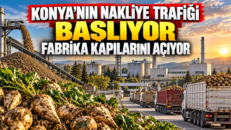 Konya'nın nakliye trafiği başlıyor: Dev fabrika kapılarını açıyor