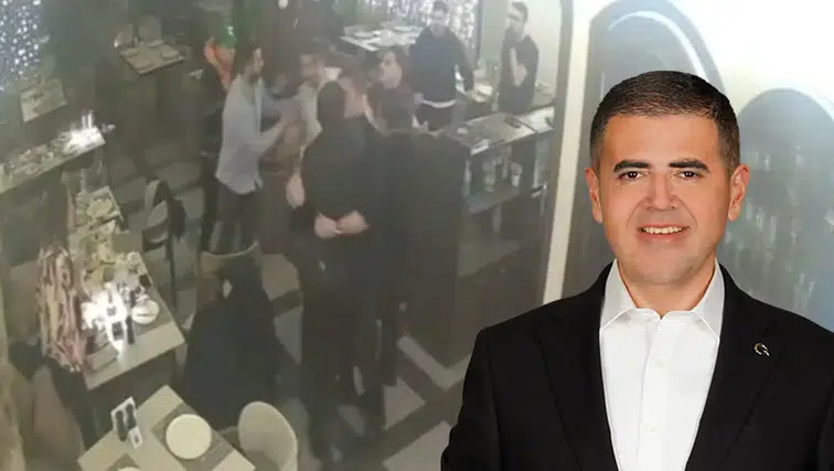 Belediye Başkanına restoranda şiddet: O görüntüler kamerada