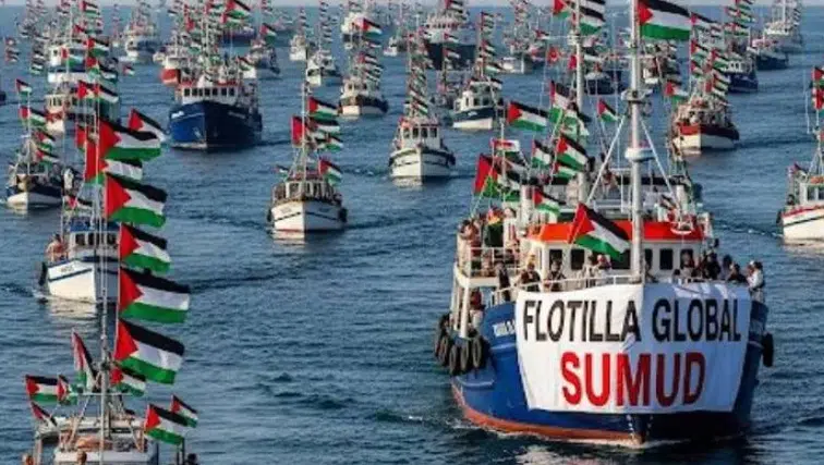 Global Sumud filosu Marmaris'ten Gazze'ye doğru yola çıkıyor