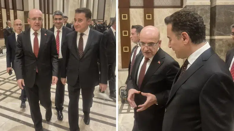 Bu görüntü gündem oldu: Mehmet Şimşek ve Ali Babacan bir arada