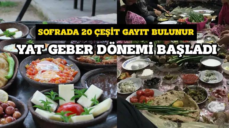 Konya'nın geleneksel kış sofrası: Yat Geberlik'in menüsü oldukça zengin