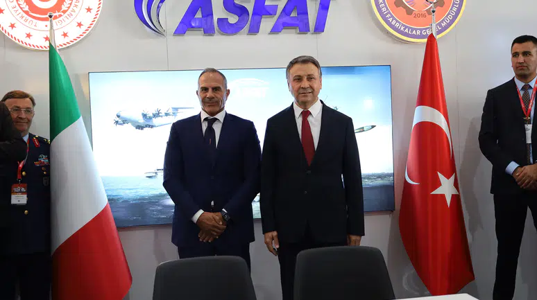 TEKNOFEST'te ASFAT ile Magnaghi Havacılık arasında ortaklık