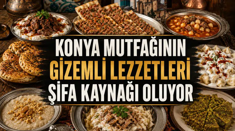 Konya mutfağının gizemli lezzetleri şifa kaynağı oluyor