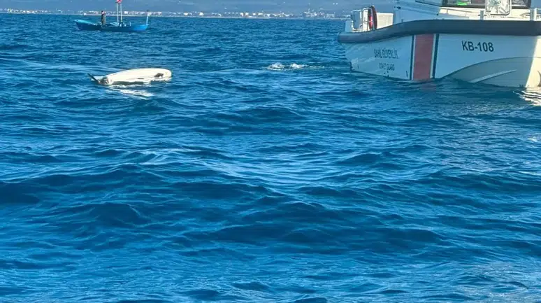 Balığa çıkmışlardı dron yakaladılar