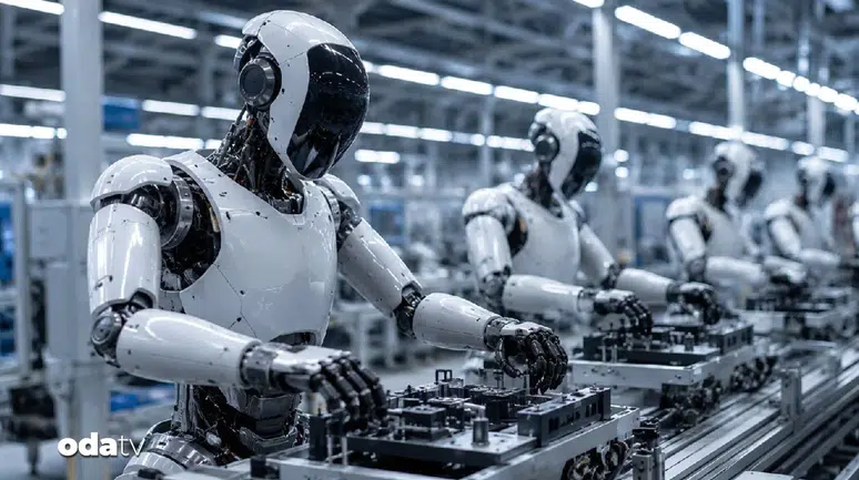 O fabrikaları artık yürüyen ve konuşan robotlara emanet
