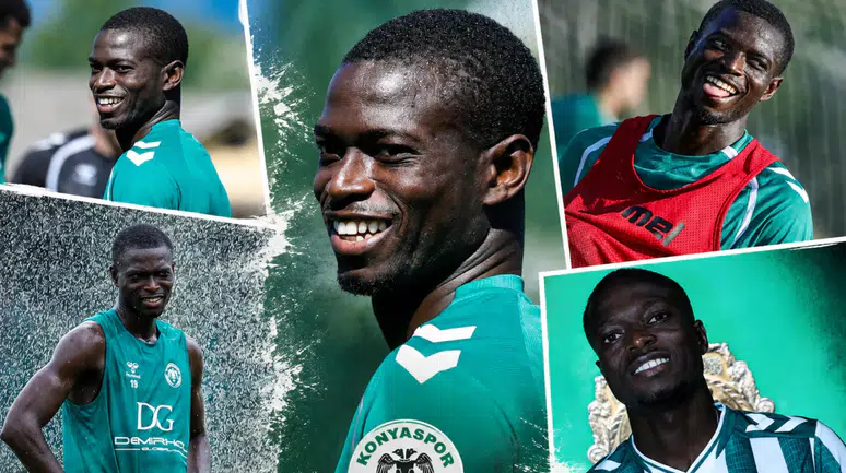 Konyaspor’un Gambiyalı yıldızı kampın öne çıkan ismi oldu