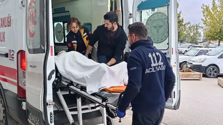 Kamyon kasasından düşen şahıs yaralandı