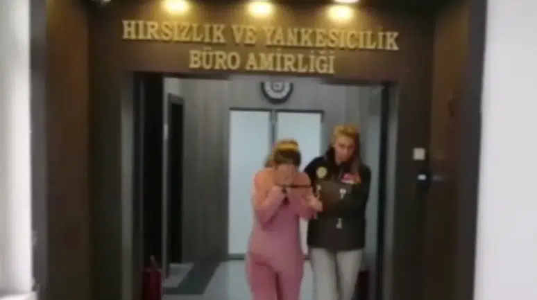 Suç makinesi hırsız kadın Konya'ya gelirken yakalandı