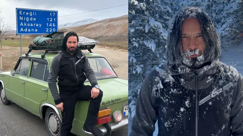 Konyalı John Wick, tipiye yakalandı: -24 derecede bıyıkları dondu