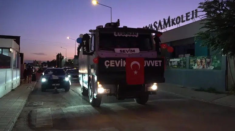 Şehit Polis Memuru Ali Sevim'in oğluna vefa: TOMA, Eyüphan için süslendi