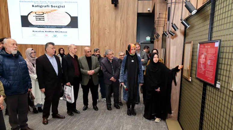 Konya'da Kaligraf rüzgarı esti: Hiç Sergisi Karatay'da