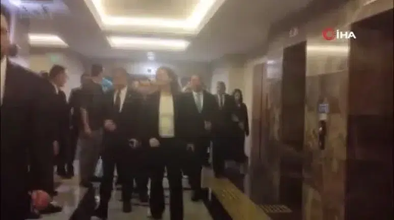 AK Parti’ye katılacağı iddia edilen CHP'li Burcu Köksal, AK Parti Genel Merkezinde