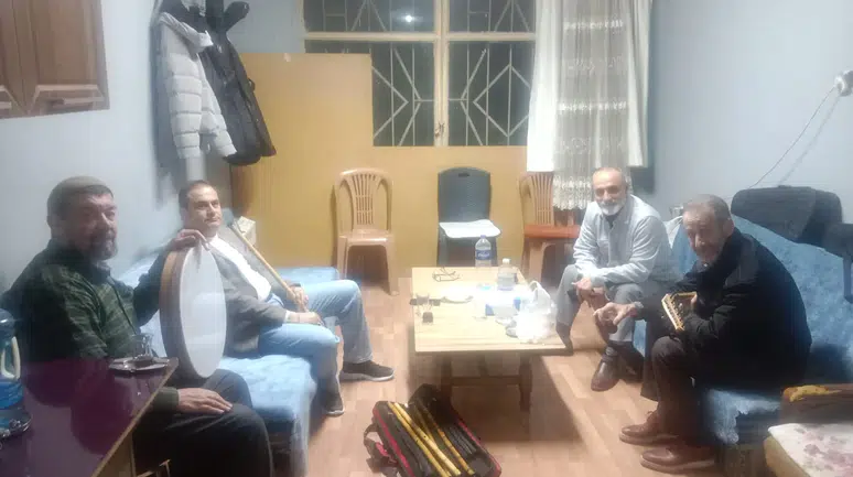 Konya’daki dostlar provada buluştu: Fasıl grubunda renkli anlar