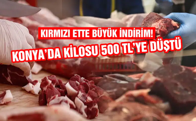 Konya'da görülmemiş kampanya: Kuzu eti 500 TL'ye düştü