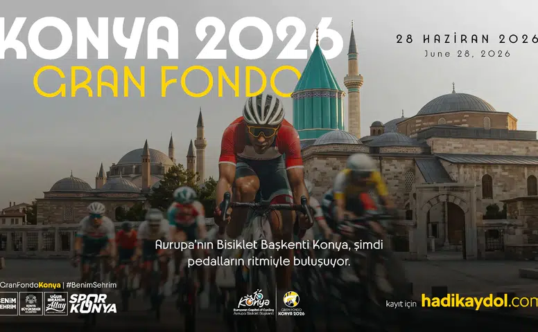 Konya bu pazar ilklere şahit olacak: Granfondo heyecanı yaşanacak