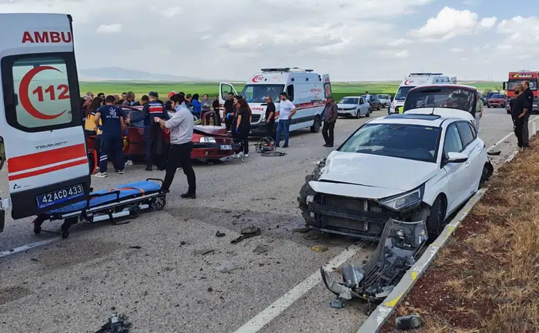 Konya'da mayıs ayında polis bölgesindeki kazalarda 3 kişi öldü