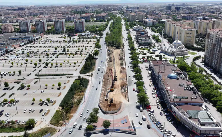 Konya tarihine geçecek altyapı yatırımları tam gaz devam ediyor