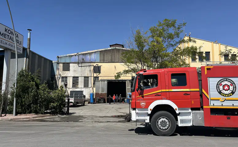 Konya'daki fabrikada korkutan patlama! Ekipler sevk edildi
