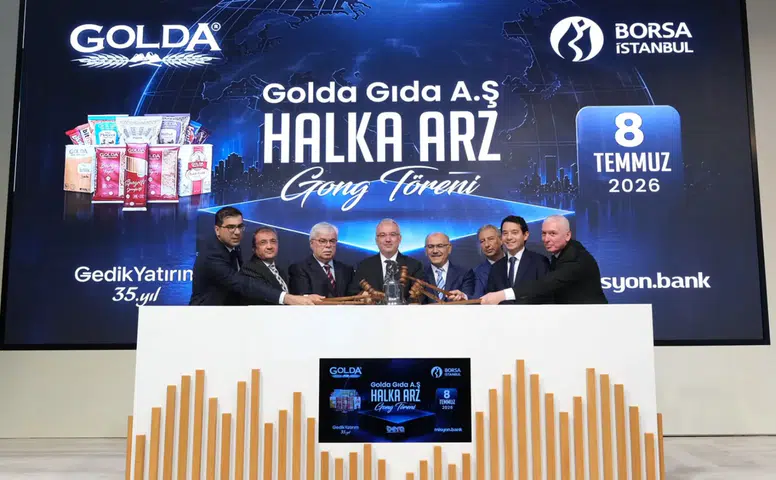 Borsa İstanbul’da gong Konya'nın gıda devi Golda Gıda için çaldı