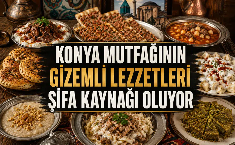 Konya mutfağının gizemli lezzetleri şifa kaynağı oluyor