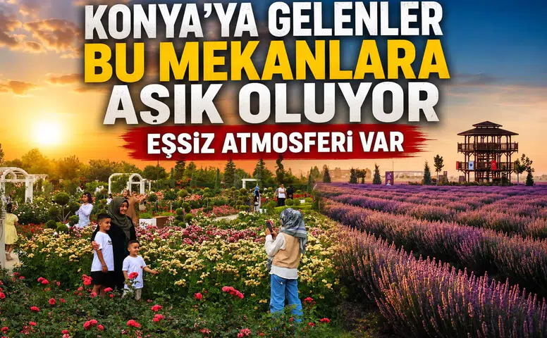 Konya'ya gelenler bu mekanlara aşık oluyor: Eşsiz atmosferi var