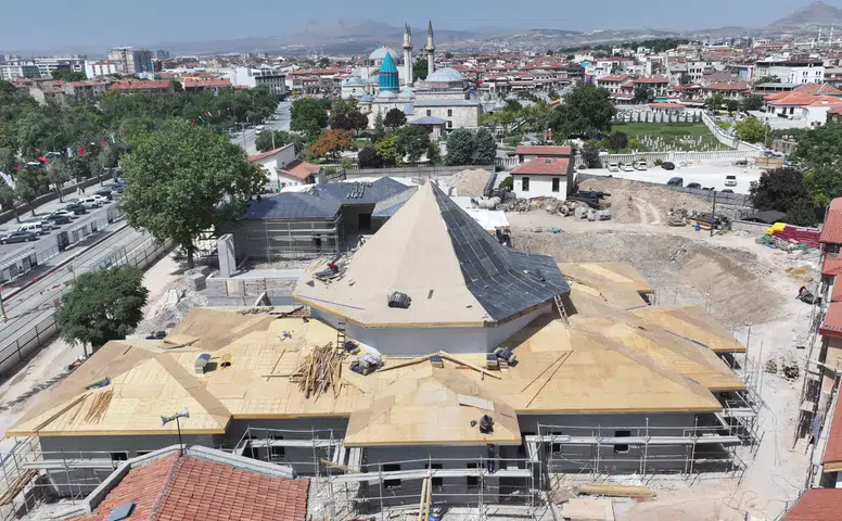 Konya'nın manevi kimliğine yakışır bir eser olacak: Mevlevi Dergâhı