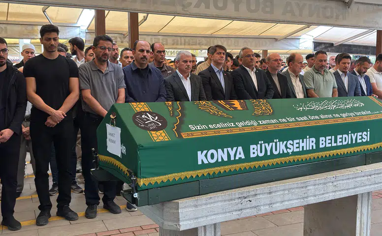 Konya’da Ahmet Meram son yolculuğuna uğurlandı