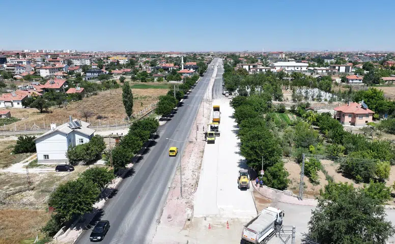 Karatay'ın altyapısı güçleniyor: Kanal Caddesi'nde yeni etap