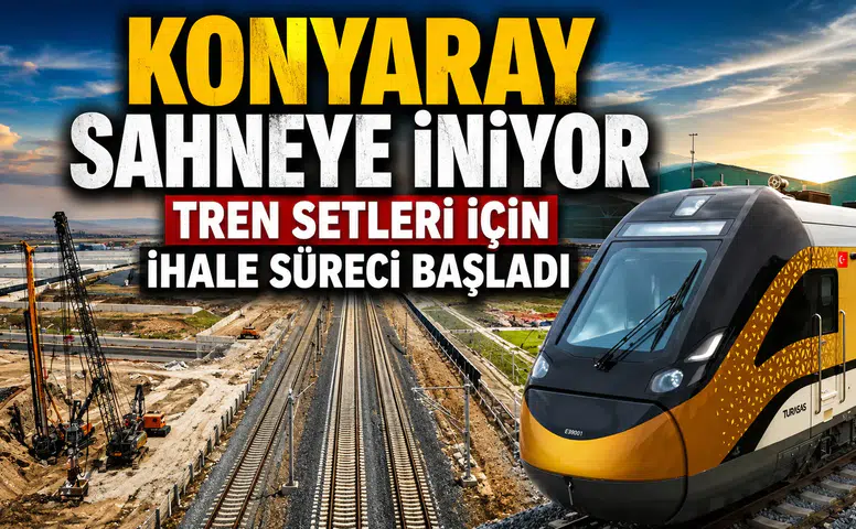 Konya'nın yeni ulaşım aracı geliyor: Banliyö trenleri için dev ihale