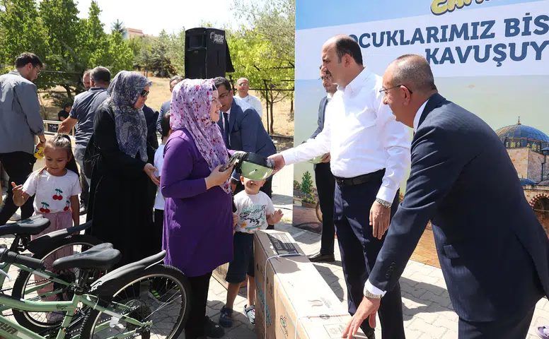 Konya'daki dev program sayesinde 116 bini aşkın çocuk bisikletine kavuştu