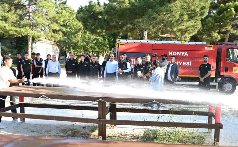 Konya itfaiyeci ordusu yetiştiriyor: Hepsi gönüllü