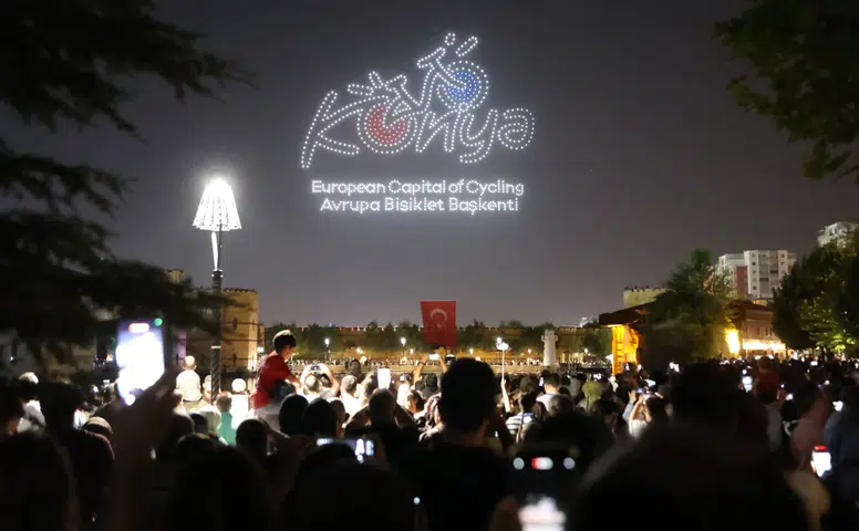 Konya'da bisiklet festivali tüm coşkusuyla devam ediyor