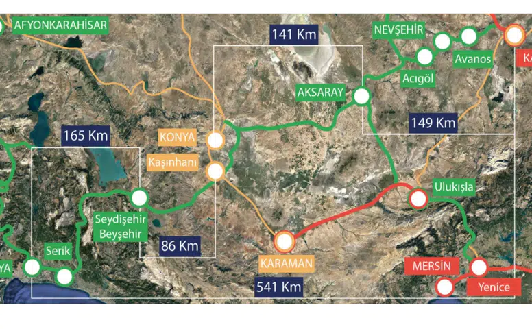 Konya, YHT ile Kapadokya’ya ve Kayseri’ye bağlanacak