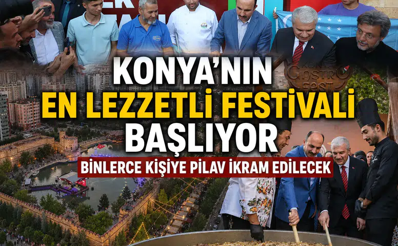 Konya'nın en lezzetli festivali başlıyor: Binlerce kişiye pilav ikram edilecek