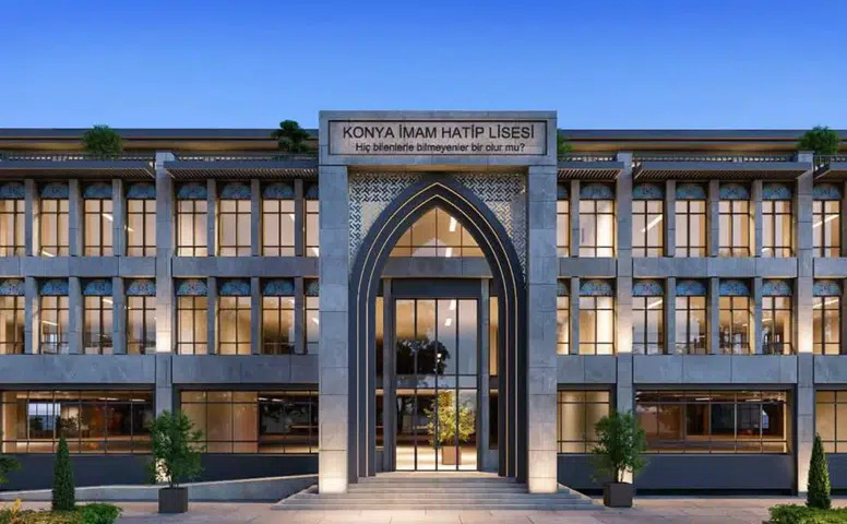 550 milyon TL’ye yapılan Konya İmam Hatip Lisesi kapılarını açıyor