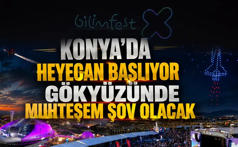 Konya'da heyecan başlıyor: Gökyüzünde muhteşem şov olacak