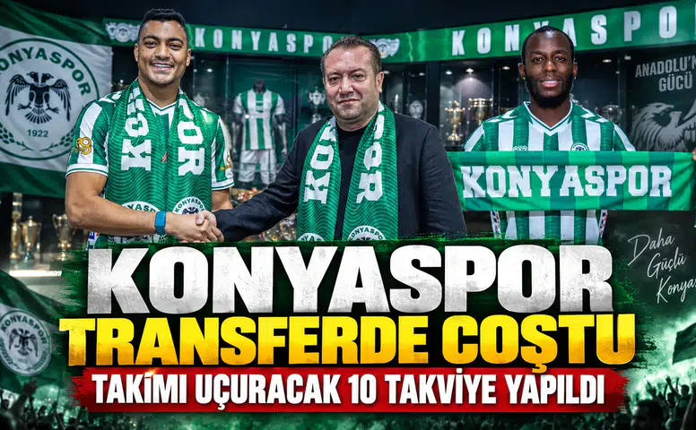 Konyaspor transferde coştu: Takımı uçuracak 10 takviye yapıldı