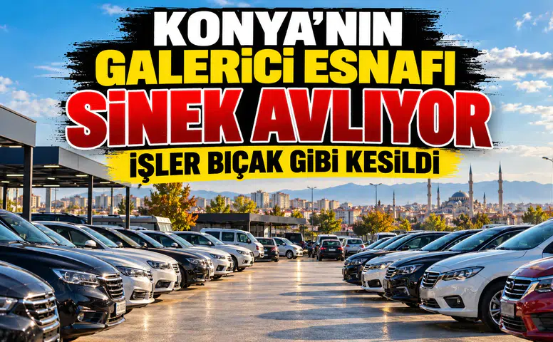 Konya’nın galerici esnafı kapıları gözlüyor: Piyasa düştü satış yok