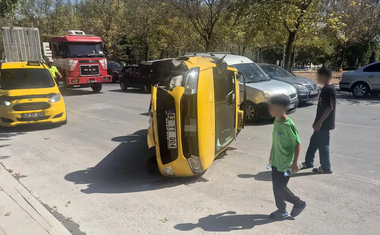 Konya'da akılalmaz kaza: Görenler yardıma koştu, yaralılar var