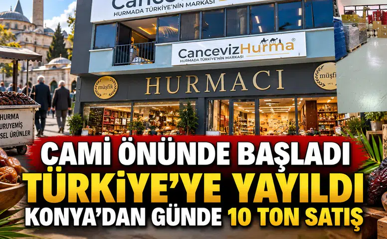 Konya'da seyyar araçtan dev fabrikaya giden yol: Günlük tonlarca hurma satıyor