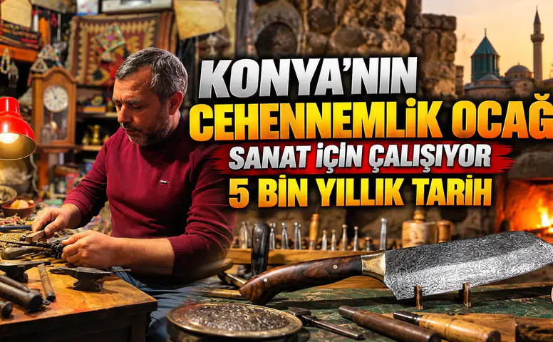 Konya’nın Cehennemlik Ocağı sanat için çalışıyor: 5 bin yıllık tarih