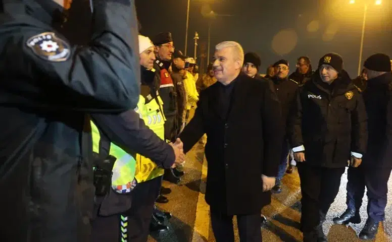 Konya'da heyecan yaşandı: Şehir yeni yıla huzurla girdi