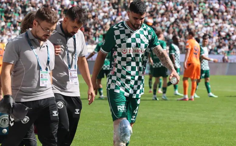 Konyaspor'a büyük şok: Adil'in çapraz bağları yırtıldı