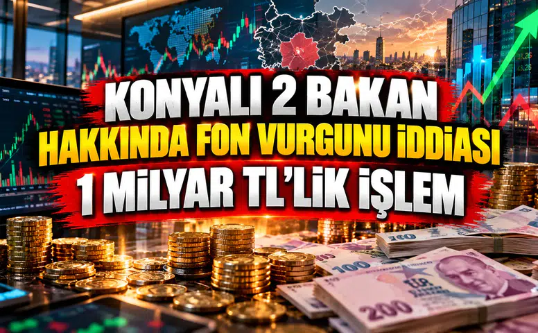Konyalı 2 Bakan hakkında fon vurgunu iddiası: 1 Milyar TL'lik işlem
